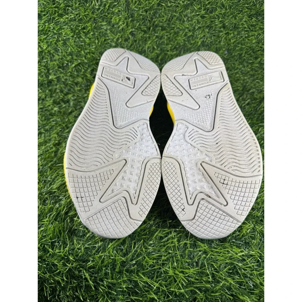 Puma RS-X Jr Dandelion Yellow White Sneakers 374286 03 Kids Size 7c